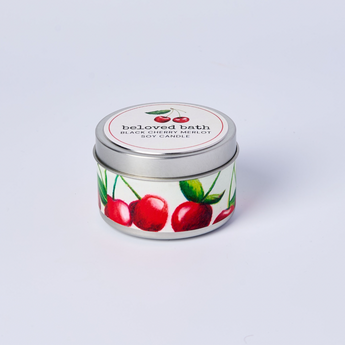 Black Cherry Merlot Candle Tin