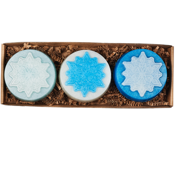 Snowflakes-Boxed Soap Set